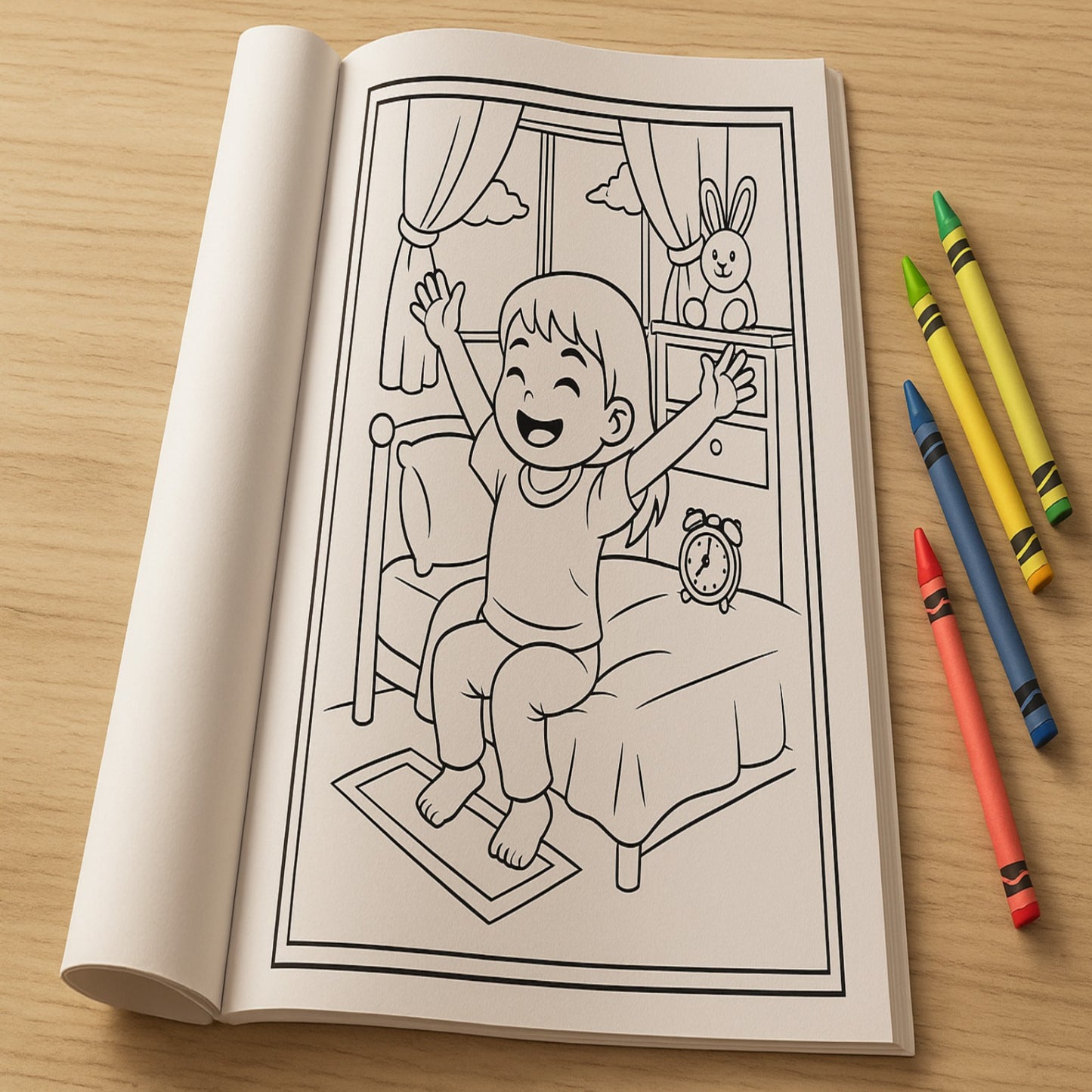 My Daily Routine Coloring Book