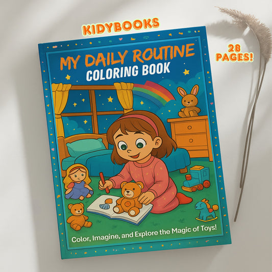My Daily Routine Coloring Book