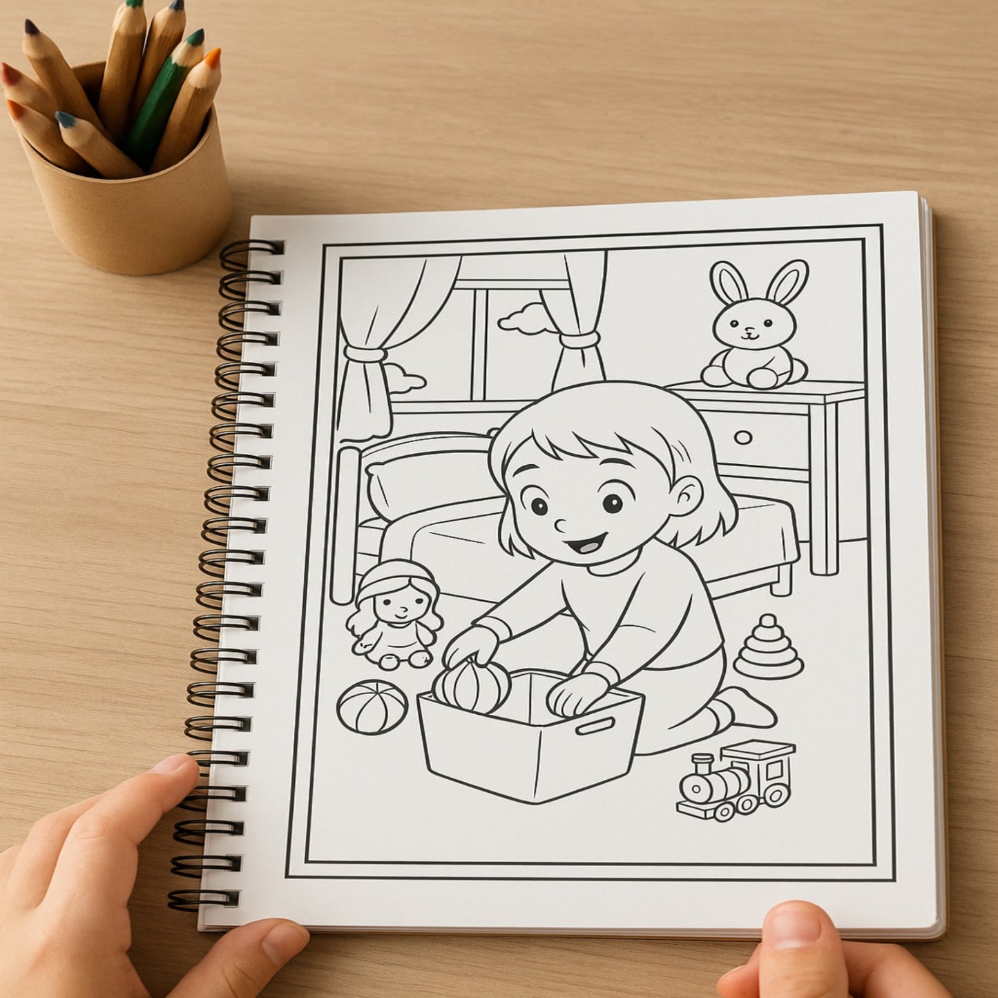 My Daily Routine Coloring Book